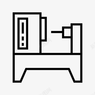 自动化生产线机器工厂工业图标图标