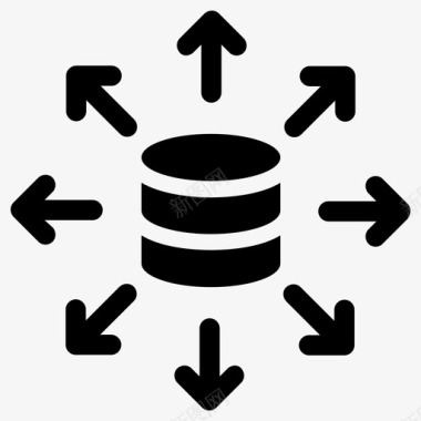 数据库设计数据库服务器存储图标图标