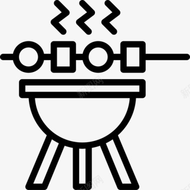 农夫渔船烤架农夫2直列图标图标