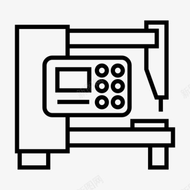 生产零件机械工业制造图标图标