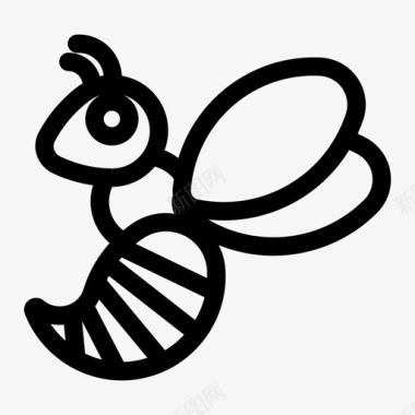 黄蜂动物大黄蜂图标图标
