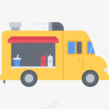 150食品车运输150平板图标图标