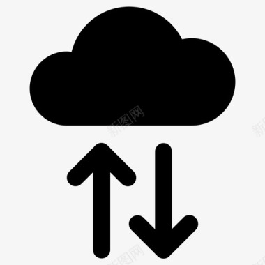 云数据库云托管云信息数据托管图标图标