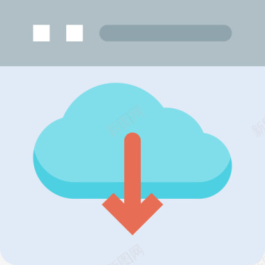 布局云网站布局和用户界面平面图标图标