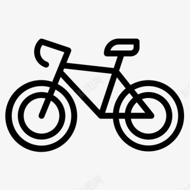 自行车活动骑行图标图标