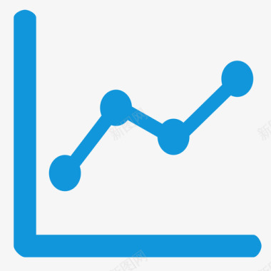 生长趋势趋势图图标