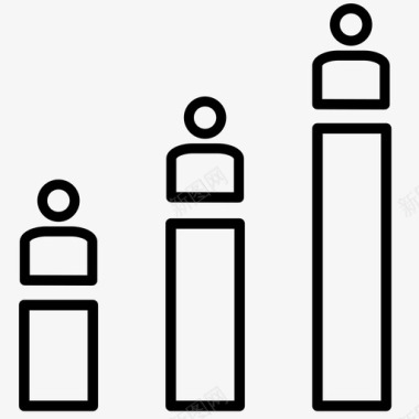 快速调查调查结果条形图商业调查图标图标