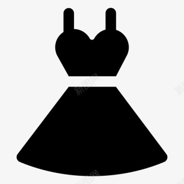 婚纱礼服女士礼服图标图标