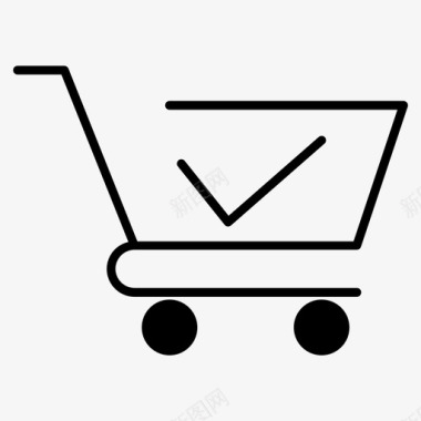 公司二维码购物车购物篮商务图标图标