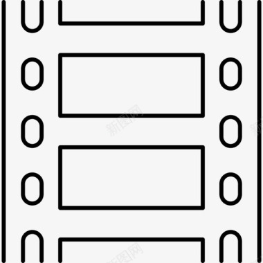 外景拍摄卷轴电影院电影图标图标