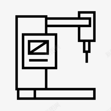 自动化生产线数控自动化工业图标图标