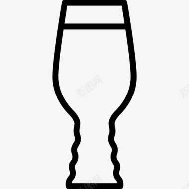 美国ipa啤酒杯淡麦芽酒图标图标