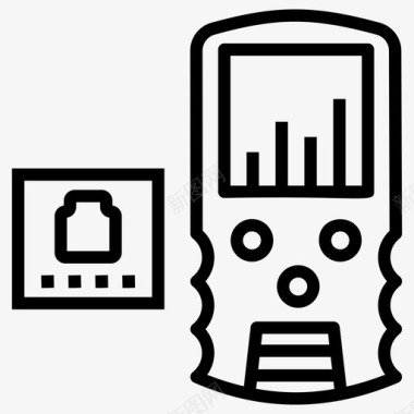 充电插头以太网设备计算机设备以太网连接图标图标