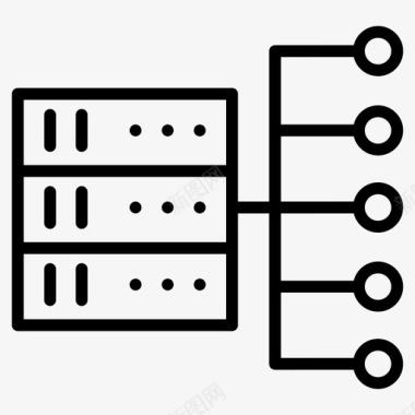 人物数据免抠png网络连接数据库图标图标