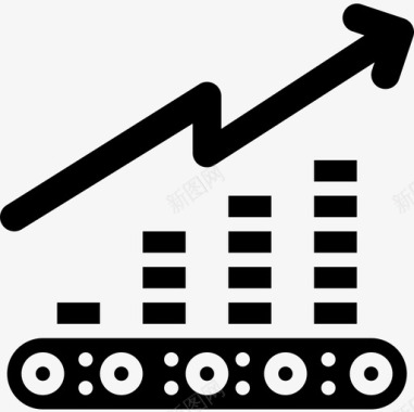 止水阀柱状图阀杆9填充图标图标