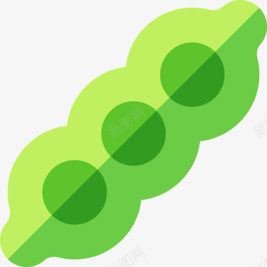 豆类豆类农业25扁平图标图标