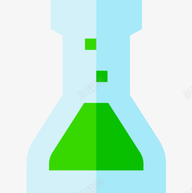 烧瓶化学33扁平图标图标