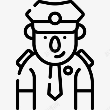ppt警察警察城市公园11号直系图标图标