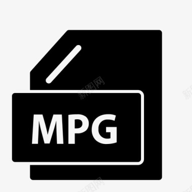 灰色文件夹mpg音频文件图标图标