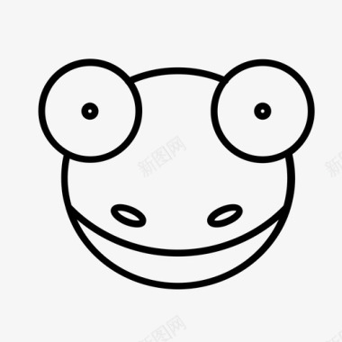 青蛙动物爬行动物图标图标