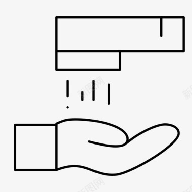洗手清洁洗手池图标图标