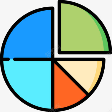 线性图饼图营销113线性颜色图标图标