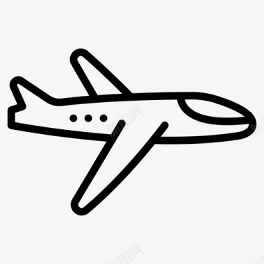 飞机空中客车机场图标图标