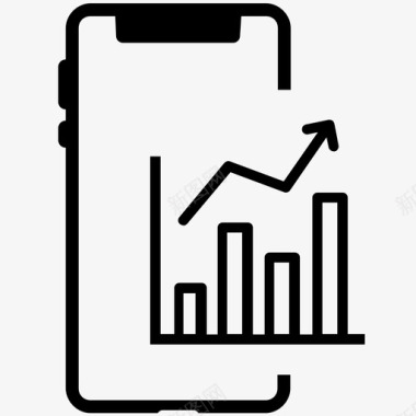 分析图表模板下载业务分析条形图图标图标