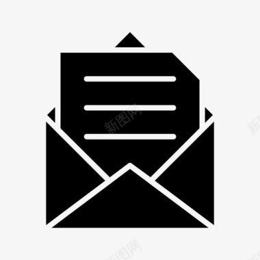 公司二维码邮件信封信件图标图标