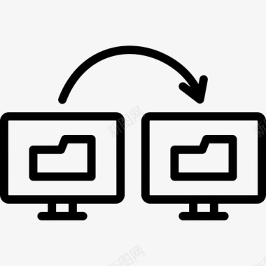 信息传输数据信息同步目录共享图标图标