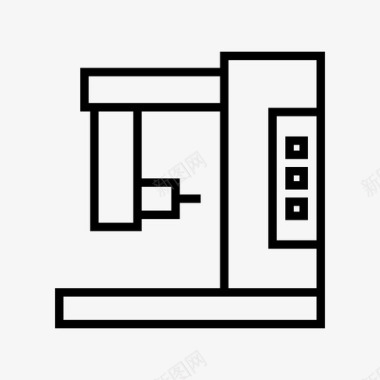 自动化生产线机器工厂工业图标图标