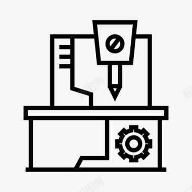 自动化设计机械自动化工业图标图标