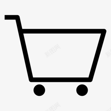 网店购物车购物商业图标图标