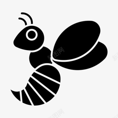 黄蜂动物大黄蜂图标图标