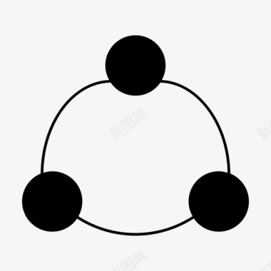 网络链接节点图标图标