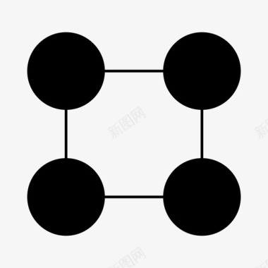 方格节点图图标图标