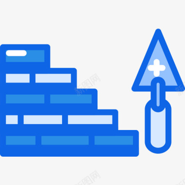 聚划算99砖墙建筑99蓝色图标图标