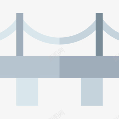 桥梁桥梁工程52扁平图标图标