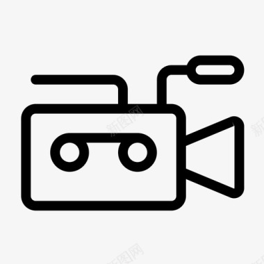 录像机摄像机设备图标图标