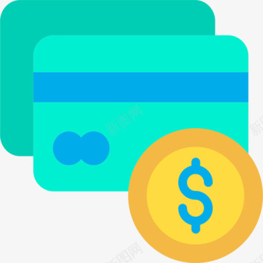 信用卡账单信用卡经济型38持平图标图标