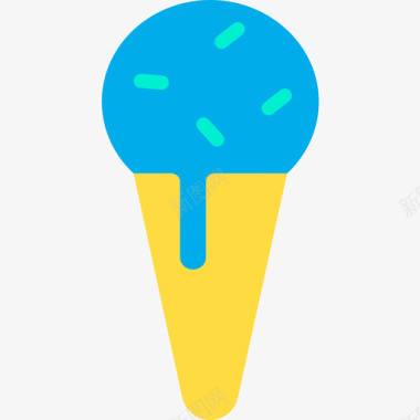 冰淇淋矢量图冰淇淋马戏团53平的图标图标