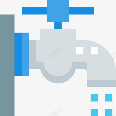 农场插画水龙头农场18平头图标图标