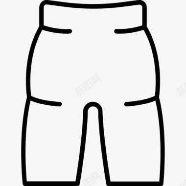 运动小人图标矢量素材运动服衣服裤子图标图标