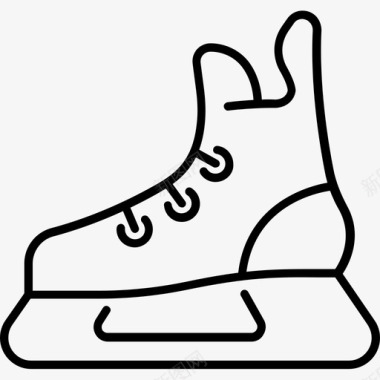 溜冰鞋花样冰图标图标