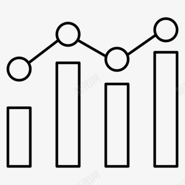 石油工业分析条形图图表图标图标