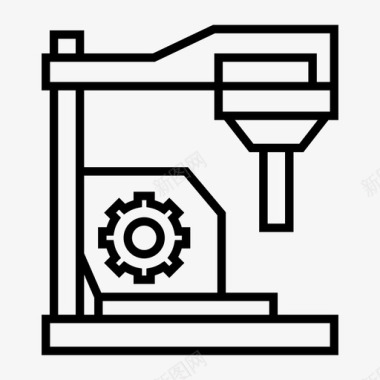 自动减机械自动化工业图标图标