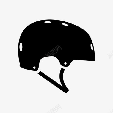 头盔自行车头饰图标图标