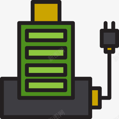 充电插头线颜色22号摄像机插头图标图标
