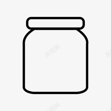 罐子容器物品图标图标