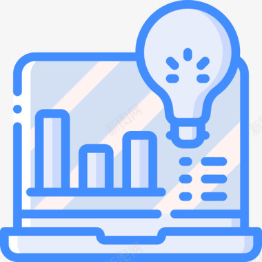 科学图标分析数据科学14蓝色图标图标
